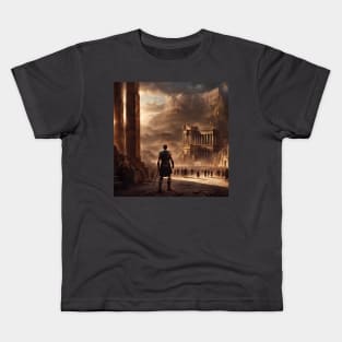 Gladiator inspired art Kids T-Shirt